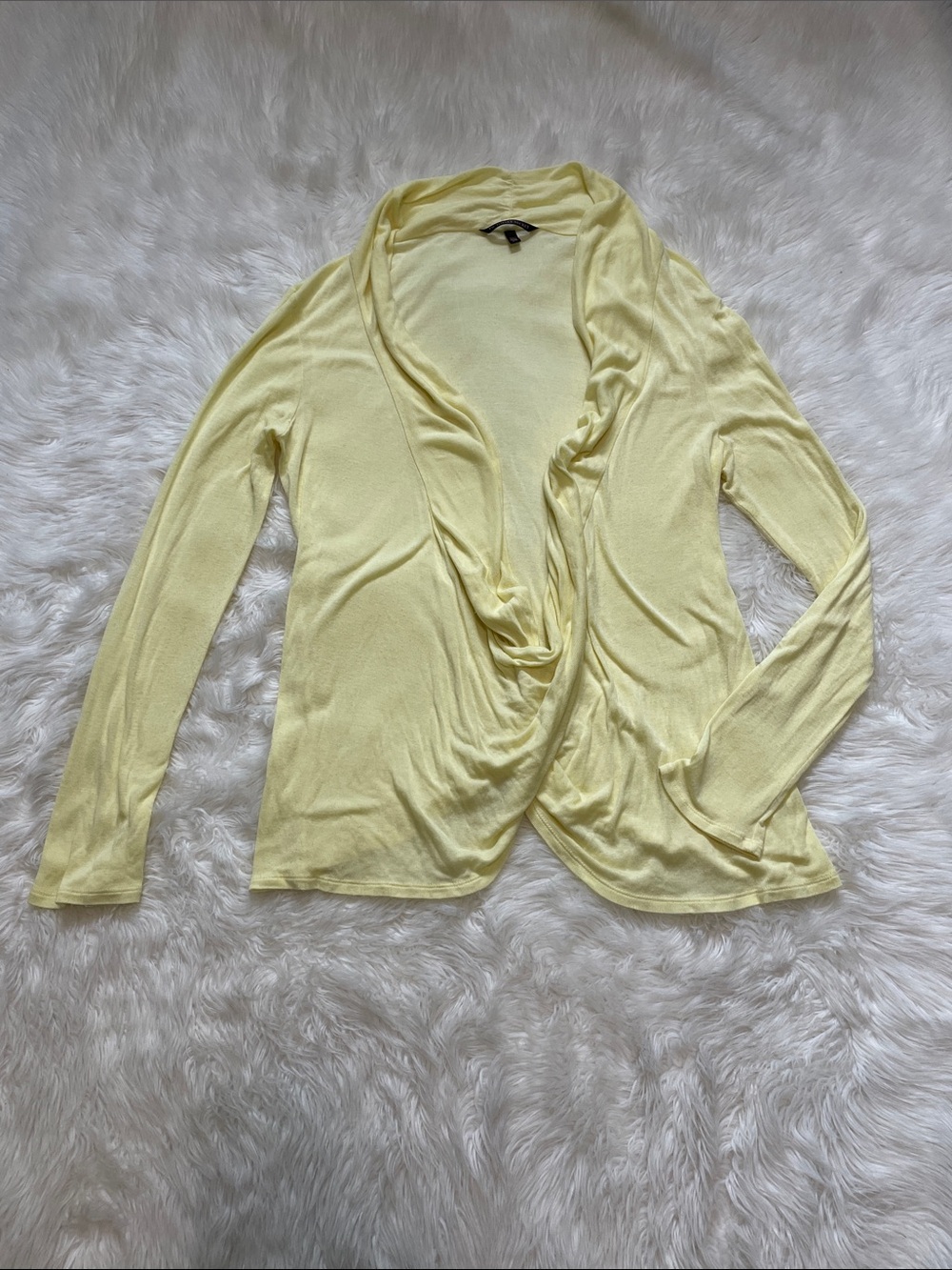 Victoria's Secret Soft Butter Yellow Knit Cardigan